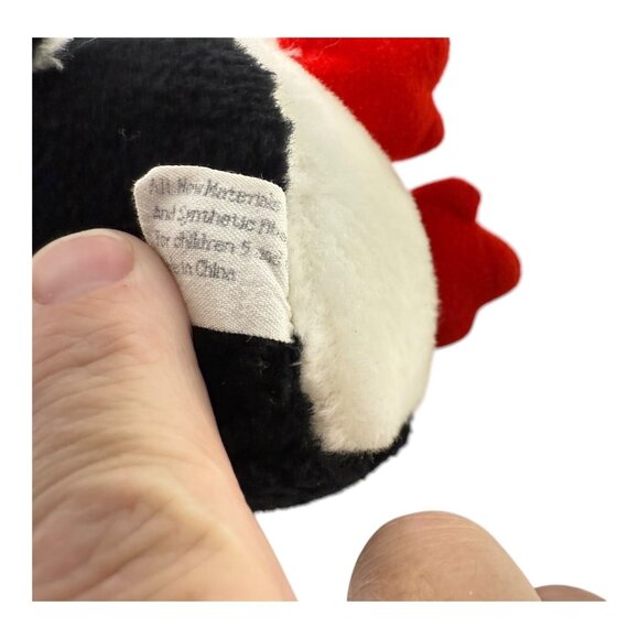 Pachinko Palace Penguin Plush Stuffed Animal Red Bow Tie Feet Vintage - Picture 10 of 10